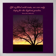Life is filled with tests,...-Sunset Poster