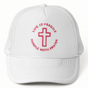 Life Is Fragile Handle With Prayer hats
