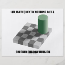 Life Is Frequently Nothing But A Chequered Shadow Flyer Design