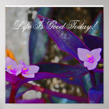 Life Is Good Today! Print