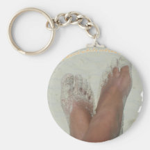 Life is Good While Relaxed On The Beach Keychain