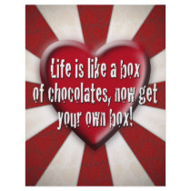 Life is like a box of chocolates letterhead
