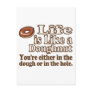 Life is Like a Doughnut Postcards