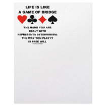 Life Is Like A Game Of Bridge Hand You Are Dealt