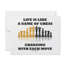 Life Is Like A Game Of Chess (Chess Attitude)