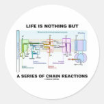 Life Is Nothing But A Series Of Chain Reactions Sticker