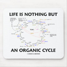 Life Is Nothing But An Organic Cycle (Krebs Cycle) Mouse Pads