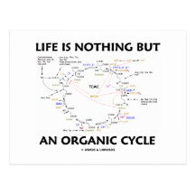 Life Is Nothing But An Organic Cycle (Krebs Cycle) Post Cards