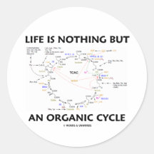 Life Is Nothing But An Organic Cycle (Krebs Cycle) Sticker