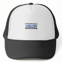 Life Is One Tasty Adventure Sandwich Mesh Hat