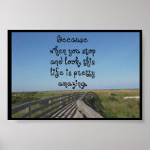 Life is Pretty Amazing Posters