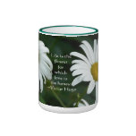 Life is the flower-Daisy with Quote Coffee Mugs