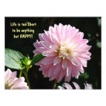 Life is too Short to be anything but HAPPY prints photography