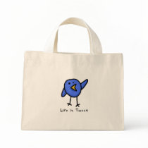 "Life is Tweet" Floral Bag