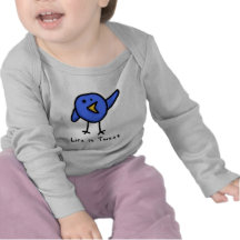 "Life is Tweet" infant long sleeve shirt
