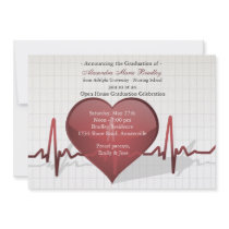 Life Line Medical Graduation Invitation