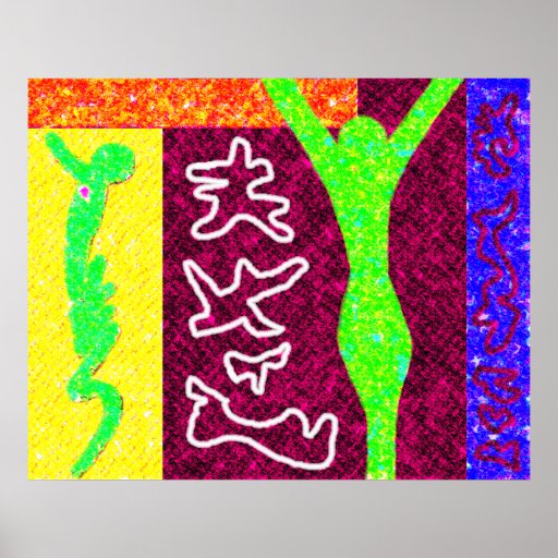 Life ~ Modern Art ~  Modern colourful Print