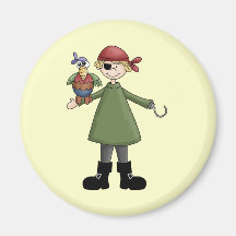 Life Of A Pirate Fridge Magnet