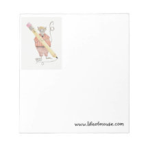 Life of Mouse Jot Pad Note Pad