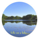 Life on a Lake - Large Stickers