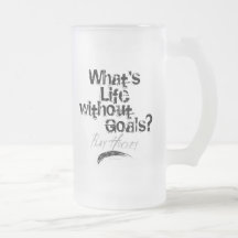 Life on the Edge frosted beer mug
