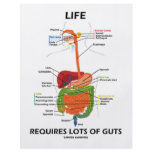 Life Requires Lots Of Guts (Digestive System) Custom Flyer