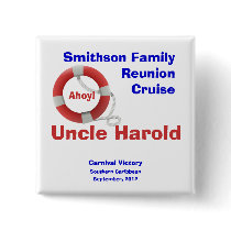 Life Ring Cruise Name Badge