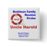 Life Ring Cruise Name Badge buttons