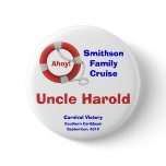 Life Ring Cruise Name Badge buttons