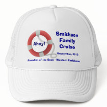 Life Ring Personalized Cruise Cap