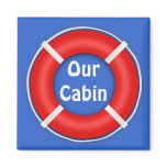 Life Ring Stateroom  Door Marker Refrigerator Magnet