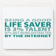 Life Saver 3% Talent Mouse Mats