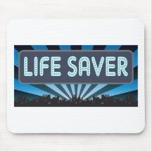Life Saver Marquee Mouse Pad