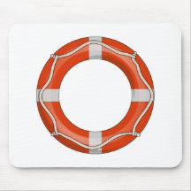 Life Saver Personal Flotation Device Mouse Pad