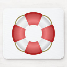 Life Saver Personal Flotation Device Mousepad