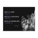 Life Success Inspirational Post Card