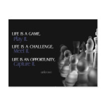 Life Success Inspirational Post Card