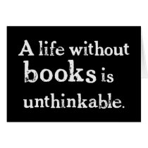 Life Without Books Cards