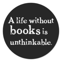 Life Without Books Stickers