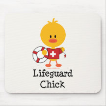 Lifeguard Chick Mousepad