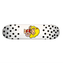 Lifeguard girl skate boards