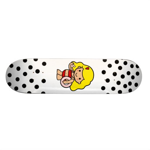 Lifeguard girl skate boards