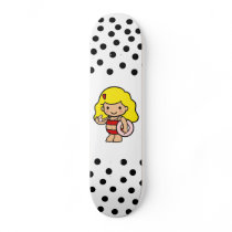 Lifeguard girl skate boards