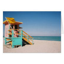 Lifeguard Tower 1 Greeting Card
