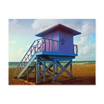 Lifeguard Tower at 8th Street Postcards