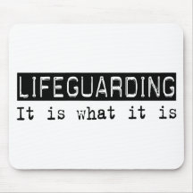 Lifeguarding It Is Mouse Mat