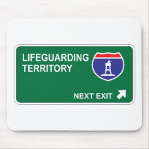 Lifeguarding Next Exit Mouse Pad