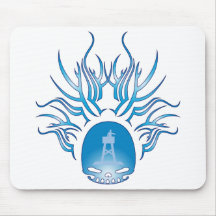 Lifeguarding Skull Mouse Mat