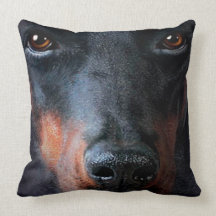 LifeLike Doberman American Mojo Pillow