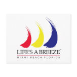 Life's a Breeze_Miami Beach postcard